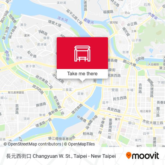 長元西街口 Changyuan W. St. map