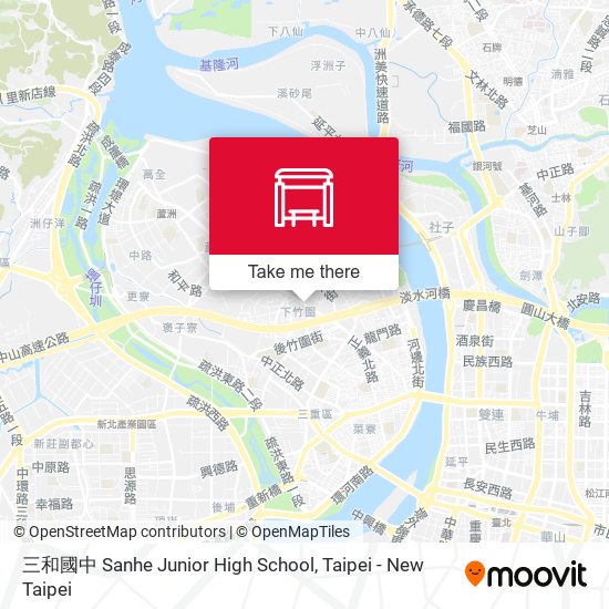 三和國中 Sanhe Junior High School map