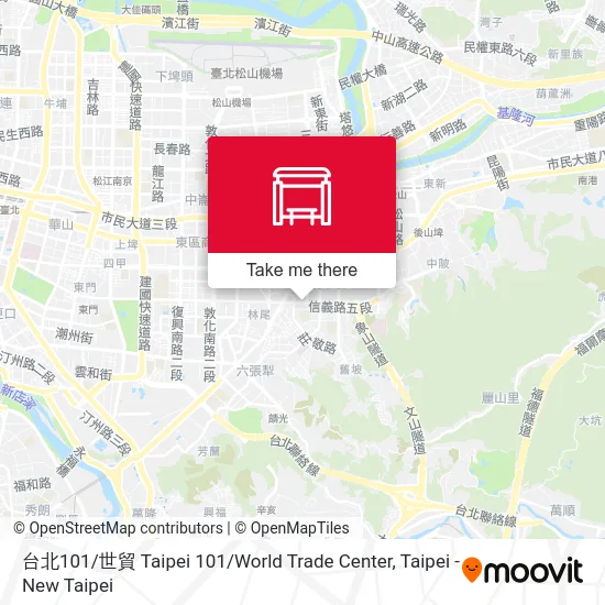 台北101 / 世貿 Taipei 101 / World Trade Center地圖