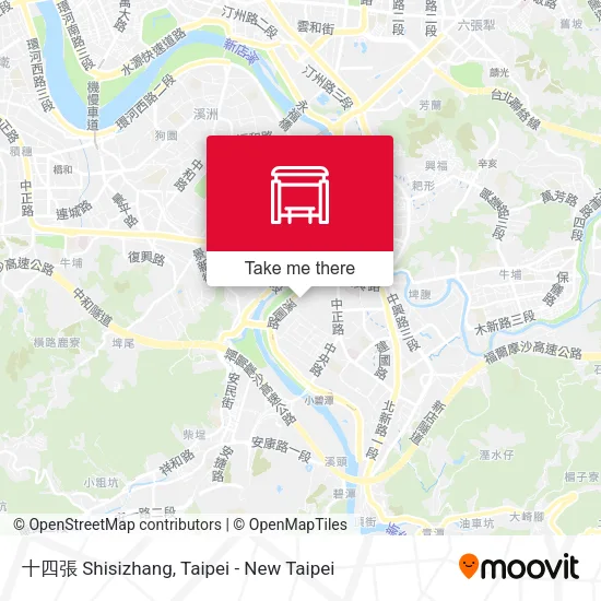 十四張 Shisizhang map