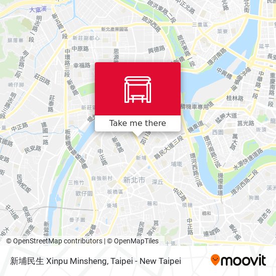 新埔民生 Xinpu Minsheng map