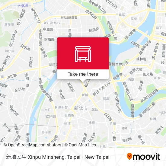 新埔民生 Xinpu Minsheng map