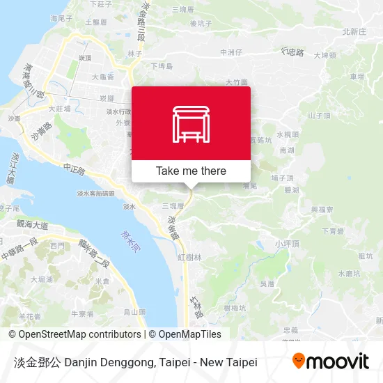 淡金鄧公 Danjin Denggong map