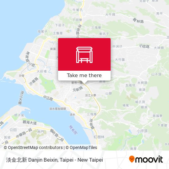 淡金北新 Danjin Beixin map