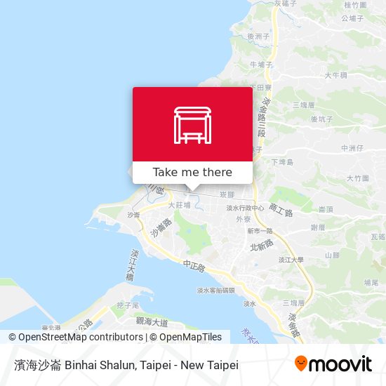 濱海沙崙 Binhai Shalun map
