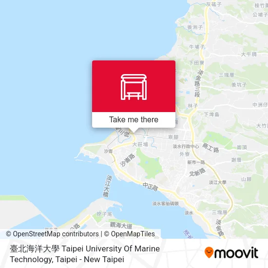 臺北海洋大學 Taipei University Of Marine Technology地圖