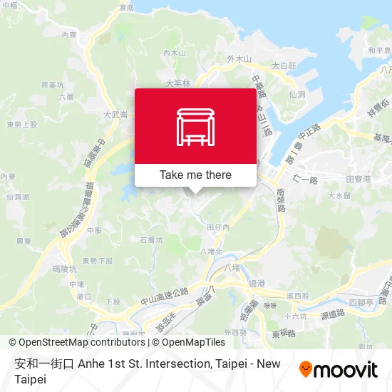 安和一街口 Anhe 1st St. Intersection map