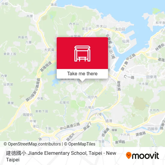 建德國小 Jiande Elementary School map