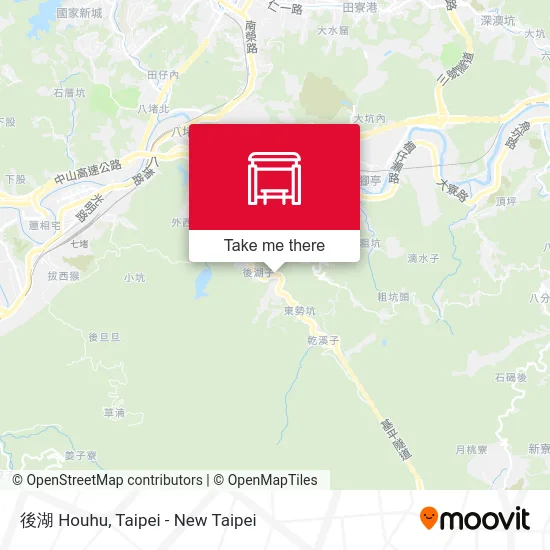 後湖 Houhu map