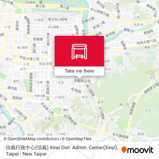 信義行政中心(信義) Xinyi Dist. Admin. Center(Xinyi) map