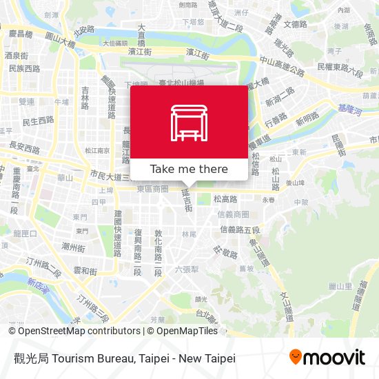 觀光局 Tourism Bureau地圖