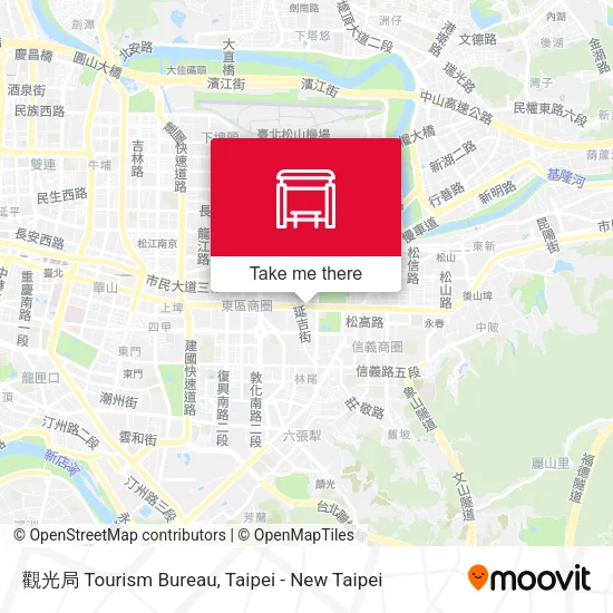 觀光局 Tourism Bureau map