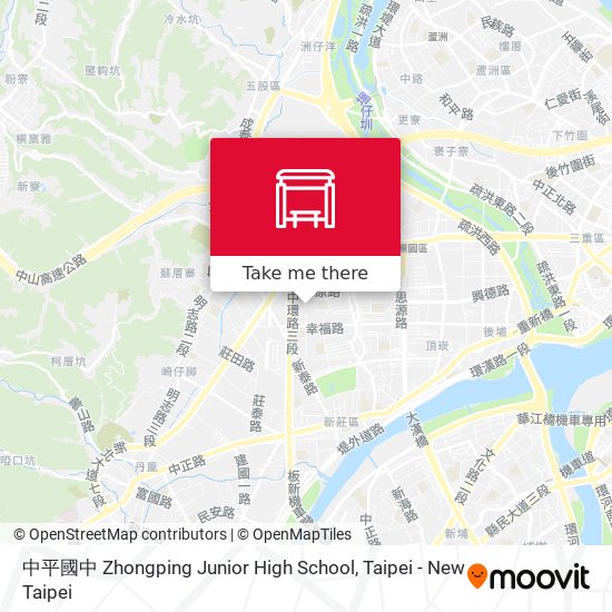 中平國中 Zhongping Junior High School map
