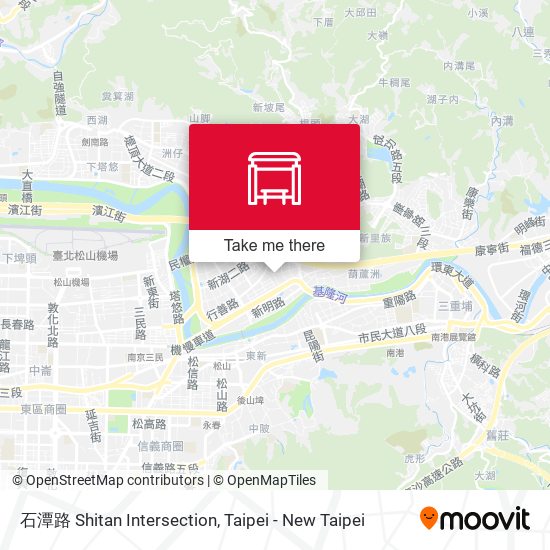 石潭路 Shitan Intersection map