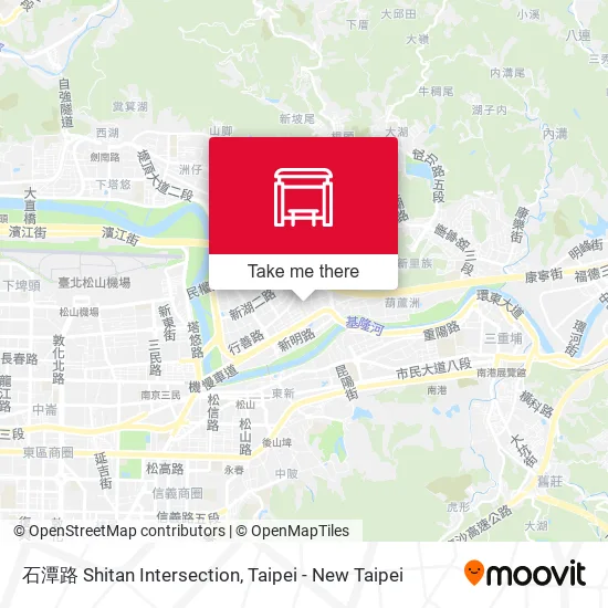 石潭路 Shitan Intersection map