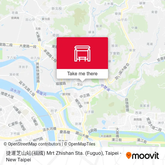 捷運芝山站(福國) Mrt Zhishan Sta. (Fuguo) map