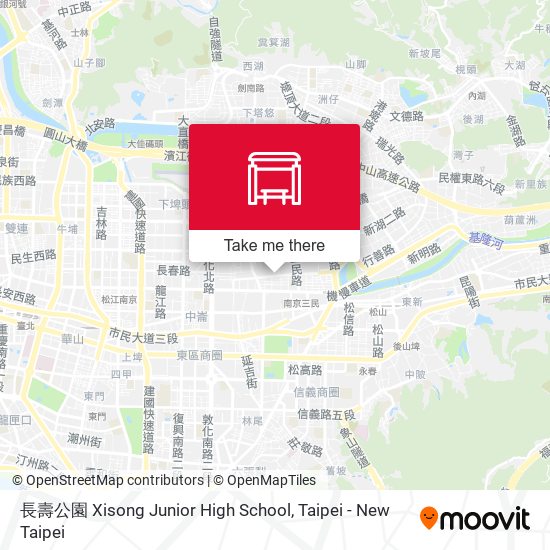 長壽公園 Xisong Junior High School map