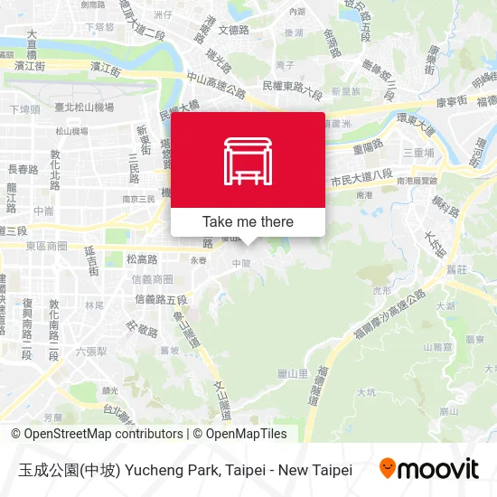 玉成公園(中坡) Yucheng Park map