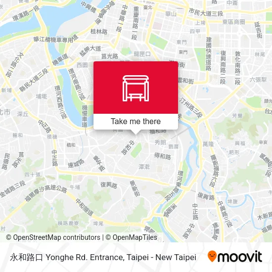 永和路口 Yonghe Rd. Entrance map