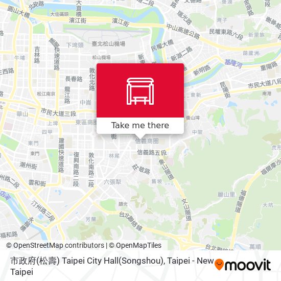 市政府(松壽) Taipei City Hall(Songshou) map