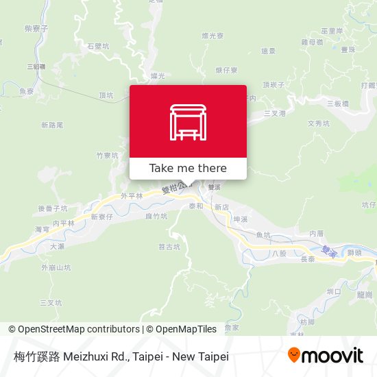 梅竹蹊路 Meizhuxi Rd. map