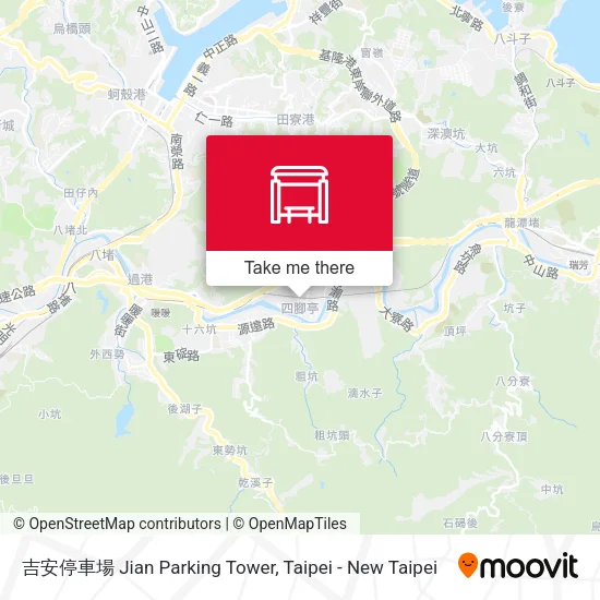 吉安停車場 Jian Parking Tower map
