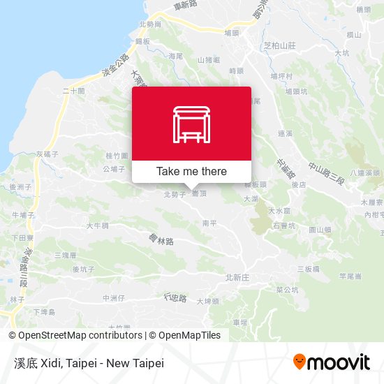 溪底 Xidi map