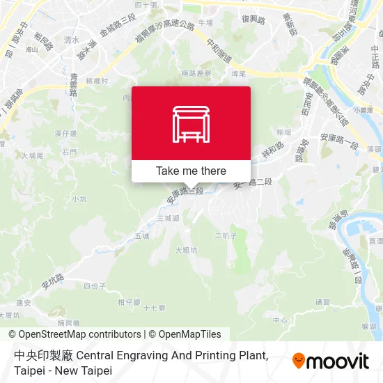中央印製廠 Central Engraving And Printing Plant map