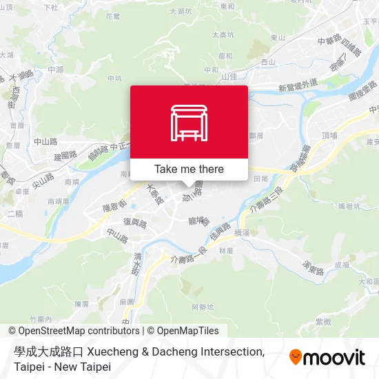 學成大成路口 Xuecheng & Dacheng Intersection map