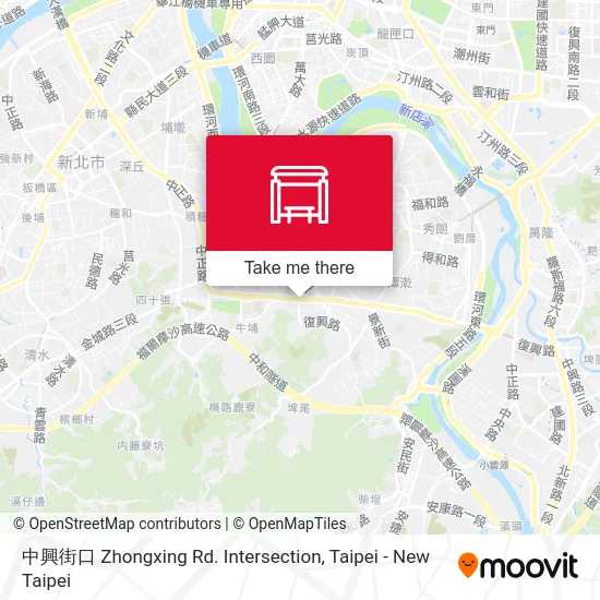中興街口 Zhongxing Rd. Intersection地圖