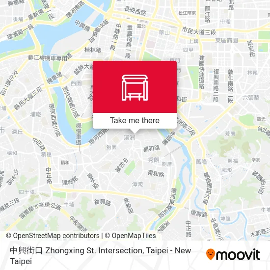 中興街口 Zhongxing St. Intersection map