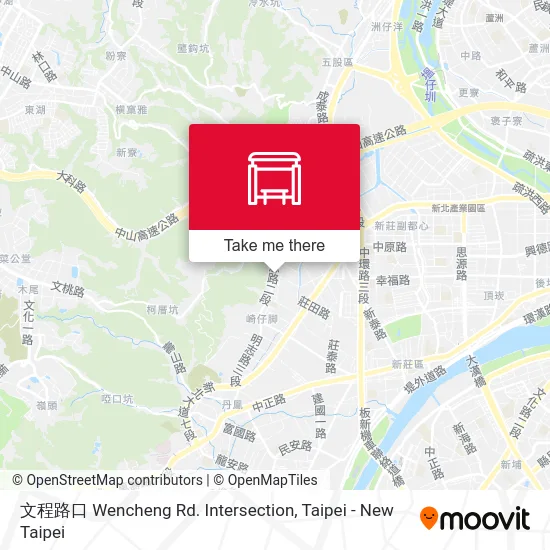 文程路口 Wencheng Rd. Intersection map