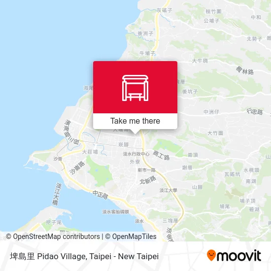 埤島里 Pidao Village map