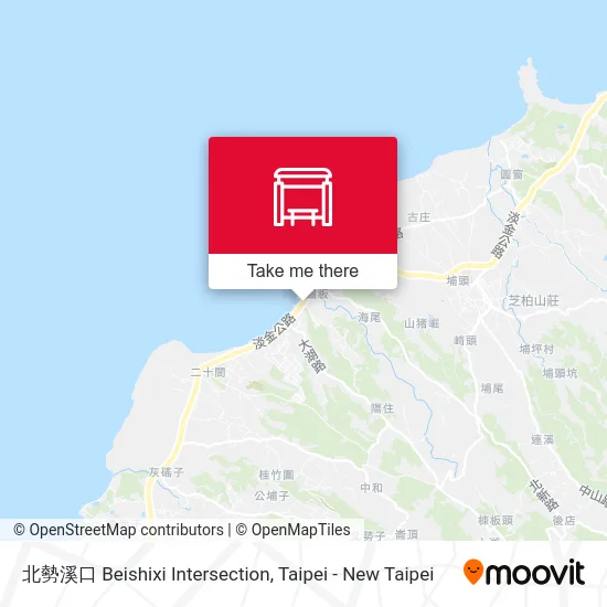 北勢溪口 Beishixi Intersection map