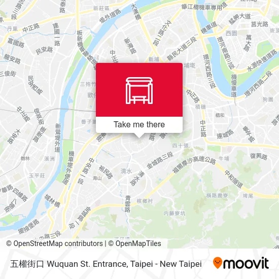 五權街口 Wuquan St. Entrance map