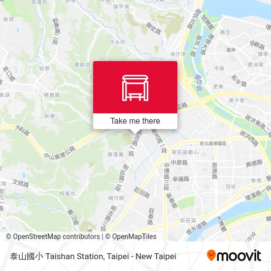 泰山國小 Taishan Station map
