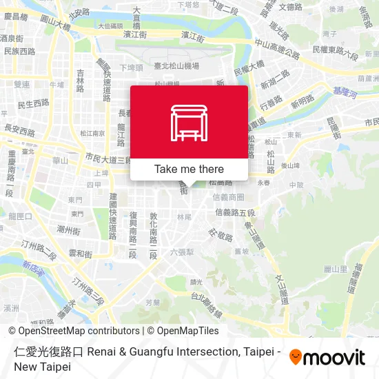 仁愛光復路口 Renai & Guangfu Intersection map