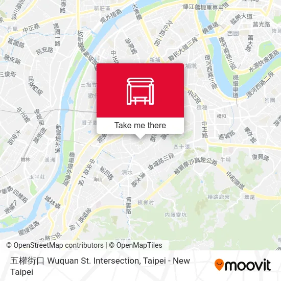 五權街口 Wuquan St. Intersection map