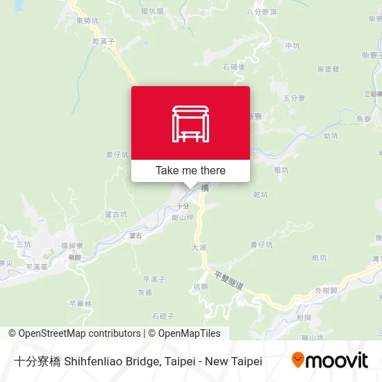 十分寮橋 Shihfenliao Bridge map