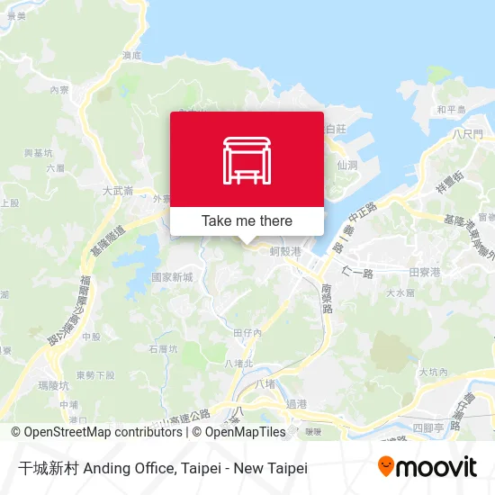 干城新村 Anding Office map