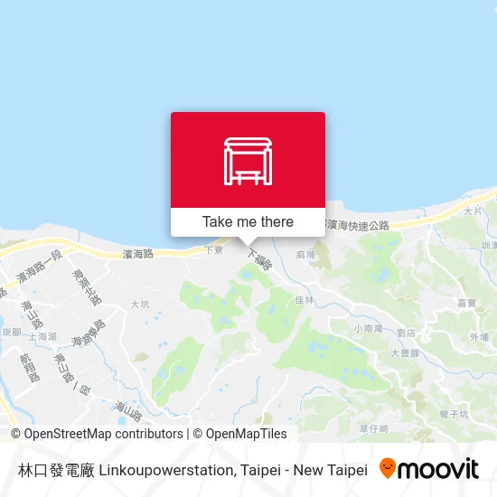 林口發電廠 Linkoupowerstation map