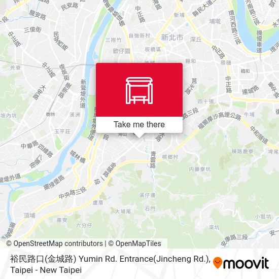 裕民路口(金城路) Yumin Rd. Entrance(Jincheng Rd.) map