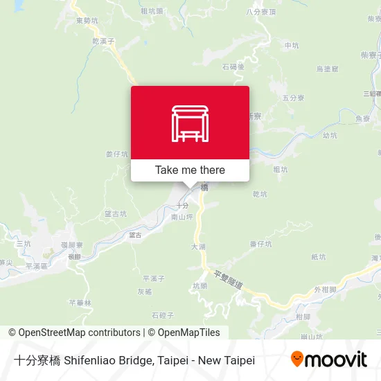 十分寮橋 Shifenliao Bridge map