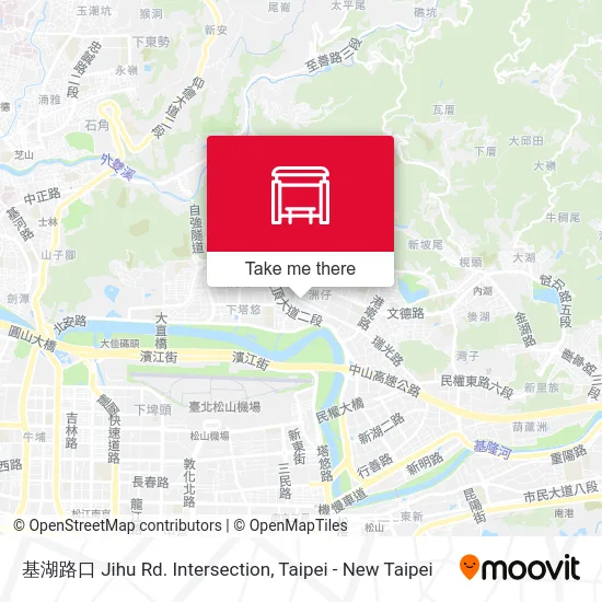 基湖路口 Jihu Rd. Intersection map