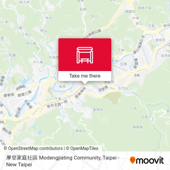 摩登家庭社區 Modengjiating Community map
