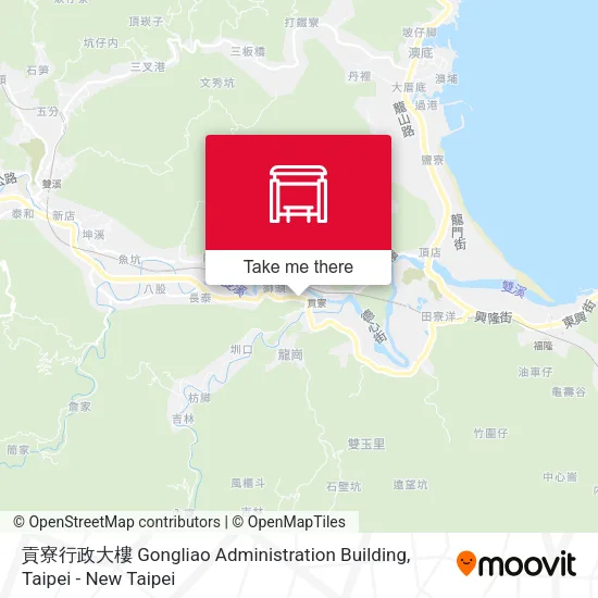 貢寮行政大樓 Gongliao Administration Building map