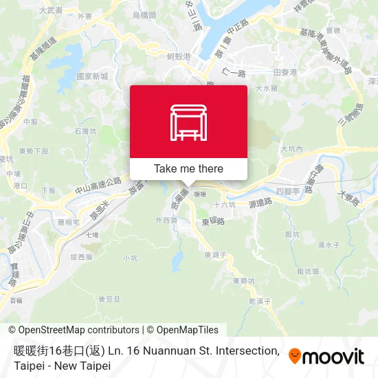 暖暖街16巷口(返) Ln. 16 Nuannuan St. Intersection map