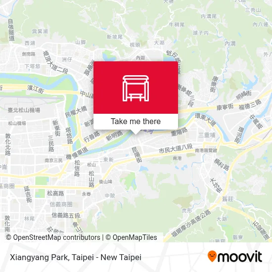 向陽公園 Xiangyang　Park map