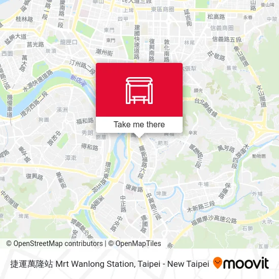 捷運萬隆站 Mrt Wanlong Station map