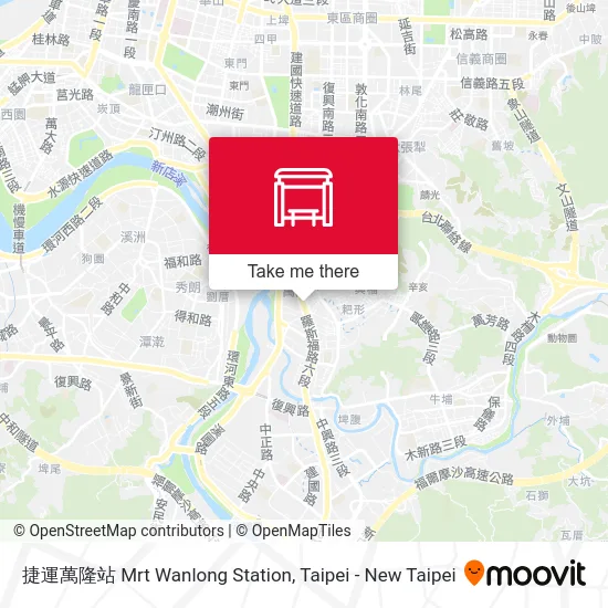 捷運萬隆站 Mrt Wanlong Station map